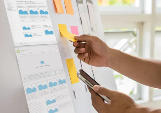 BP website wireframes