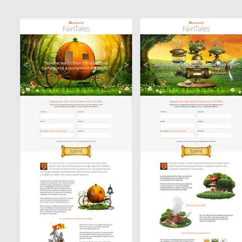 Fairytales book illustration