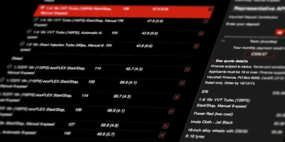 Vauxhall data management